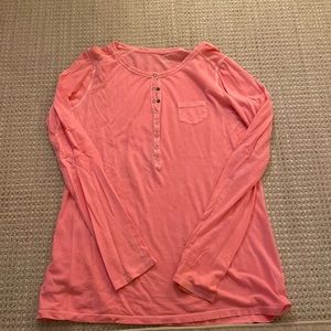 3/$20 Gap Sun-kissed Super Soft MEDIUM light weight pink longsleeve